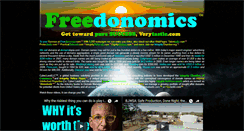 Desktop Screenshot of freedonomics.com